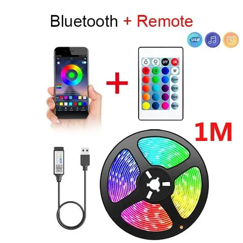 LED Strip Lights for TV ,Bluetooth USB TV Backlight Kit with