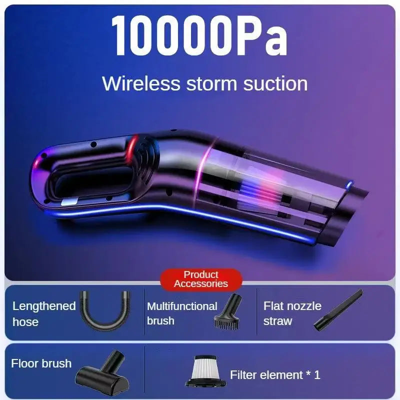 Handheld Wireless Vacuum Cleaner – 10000PA Power