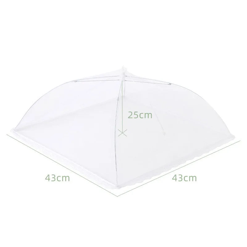 Food Cover Mesh Folding Washable Flies Tables Cover Insect Proof